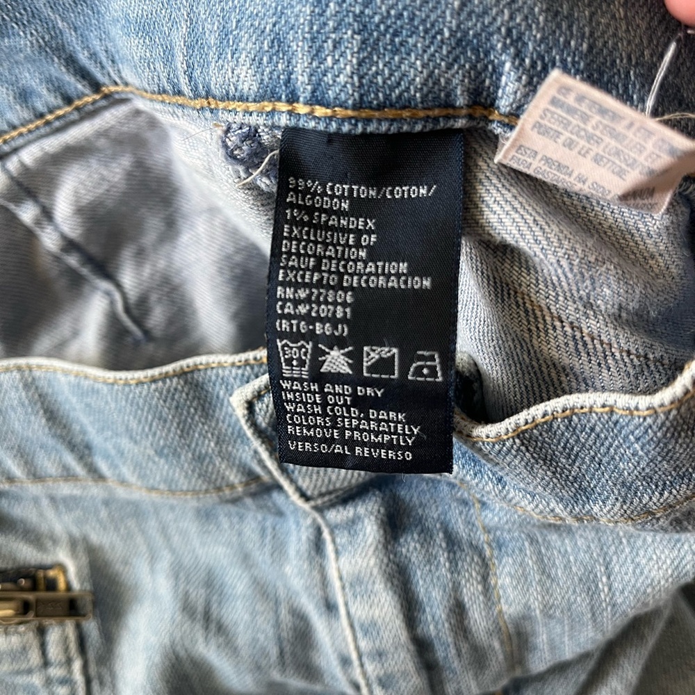 90s Y2K Tommy Jeans Denim Mini Skirt Women's Size 11 - Picture 4 of 4